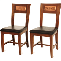 palmier chairs w copper