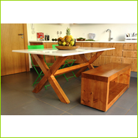 X base dining table & bench